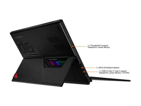ASUS ROG Flow Z13 Gaming Tablet GZ301ZE-XS94,13.4” 4K,RTX 3050 Ti,i9 12900,16GB RAM,1TB SSD, XG Mobile Dock (RTX 3080), Detachable RGB Keyboard, Win11